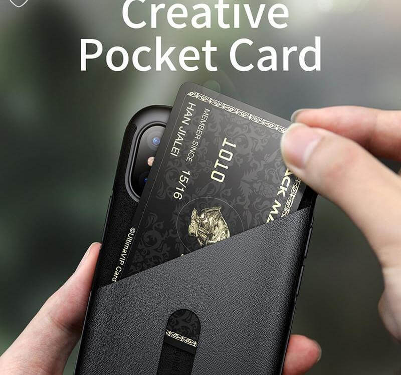 Creative Smart Leather Phone Case For iPhone X