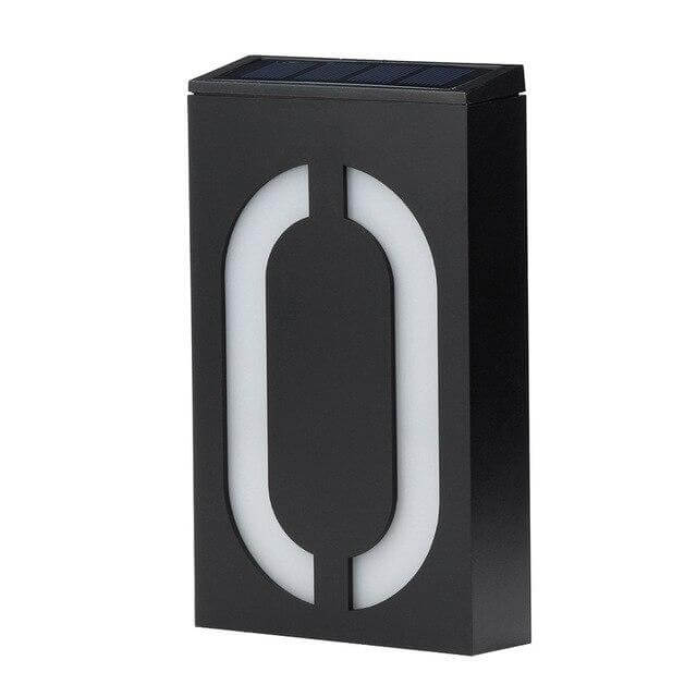 Solar Powered LED Light House Numbers