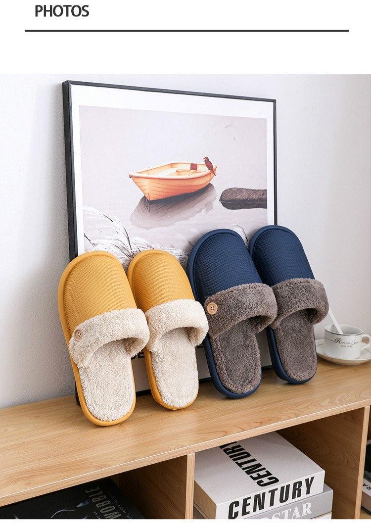 Lightweight Washable Comfy Plush Slippers