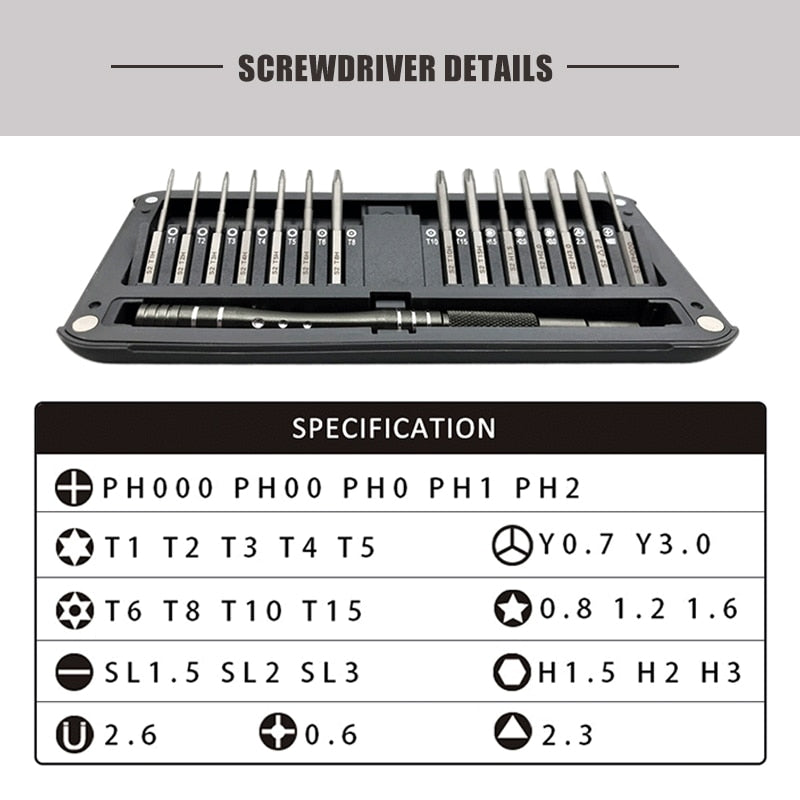 Magnetic Non-Slip Screwdriver Set