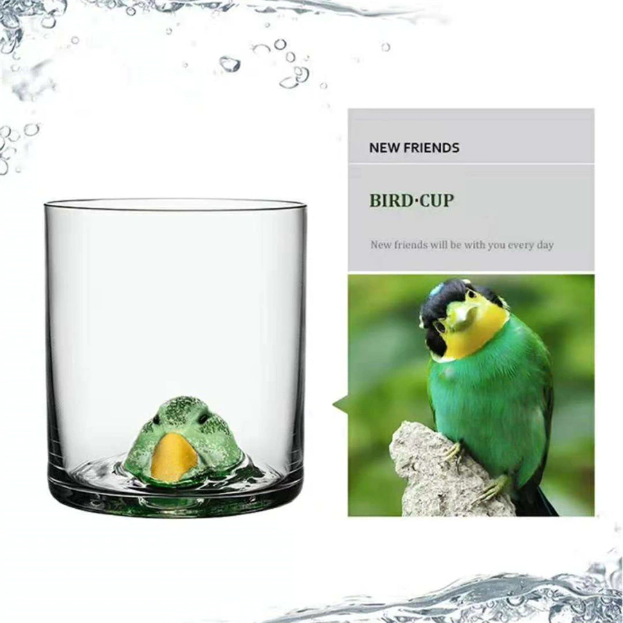 3D Animal Ultra Clear Unique Wine Glass