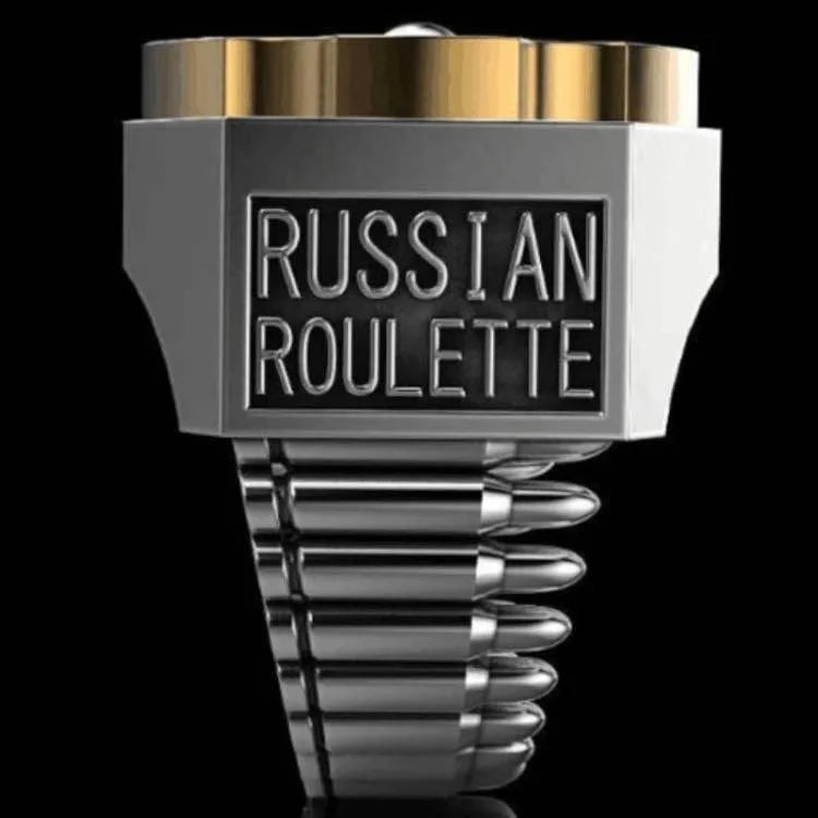 Russian Roulette Bullet-Shaped Self-Defense Ring