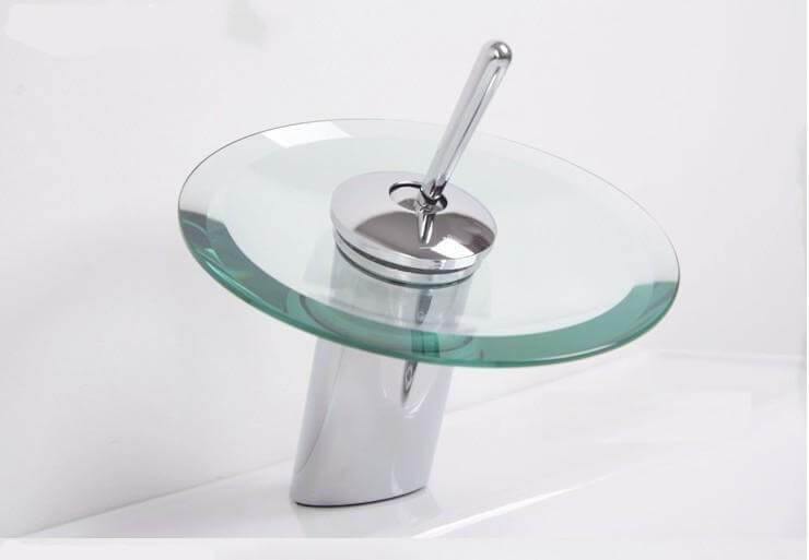 Glass Circle WaterFall Tap Faucet