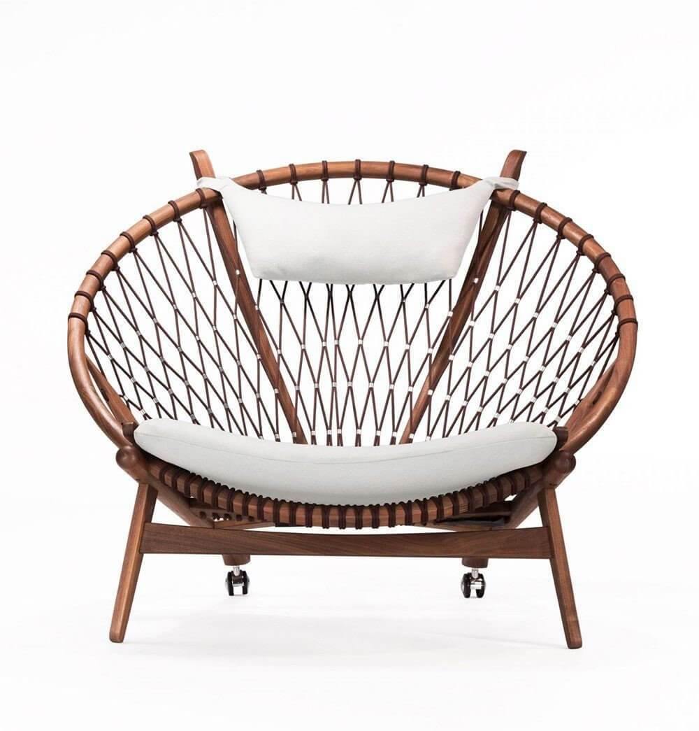 American walnut Circle Chair