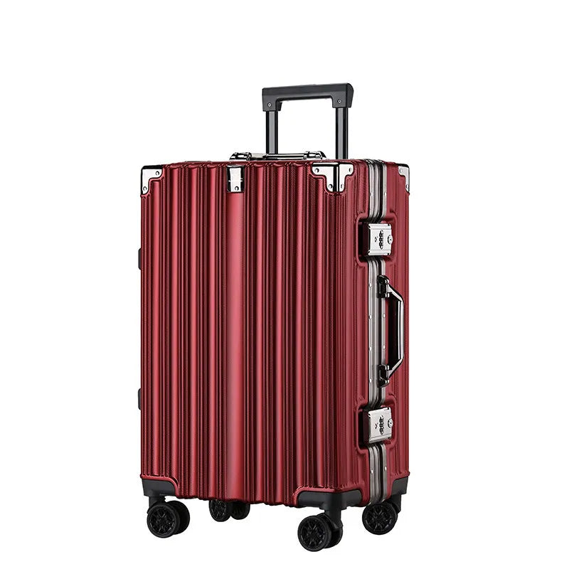 Aluminum Durable Frame Rolling Travel Suitcase