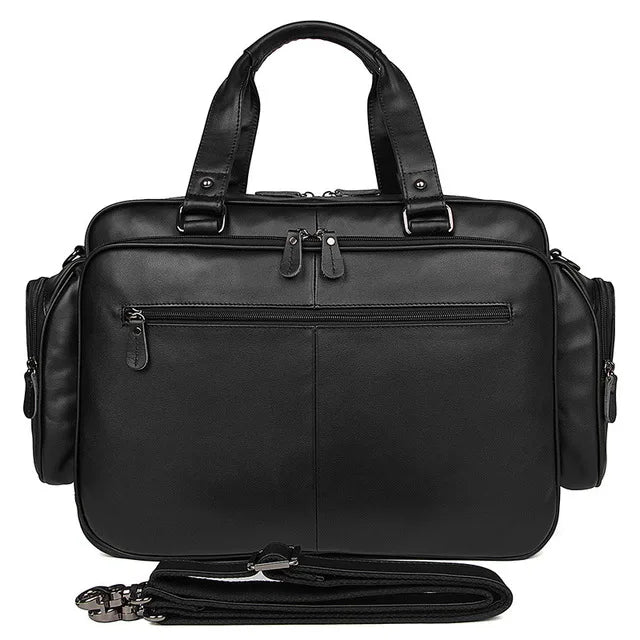 Multifunctional Large Capacity Genuine Leather Vintage Handbag