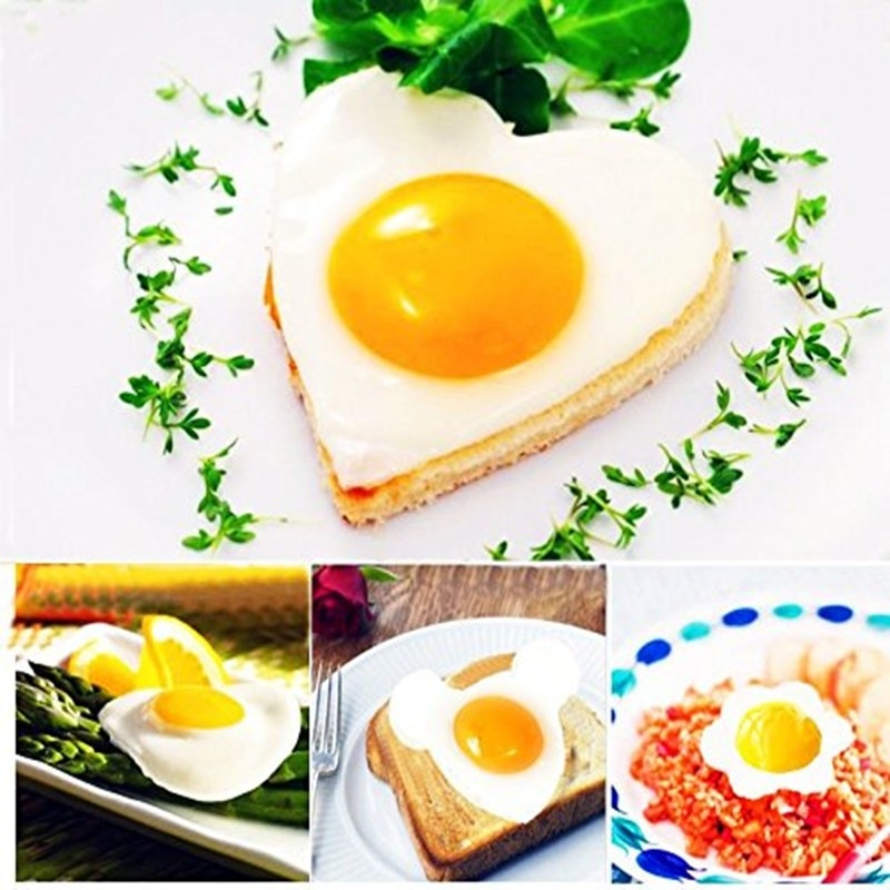 5pcs/set Stainless steel Fried Egg Mold Pancake Rings