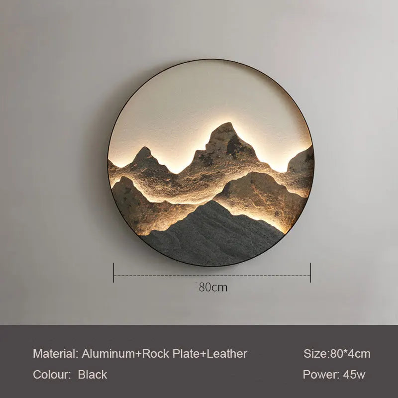 Zen-Inspired Landscape View Artsy Wall Decor