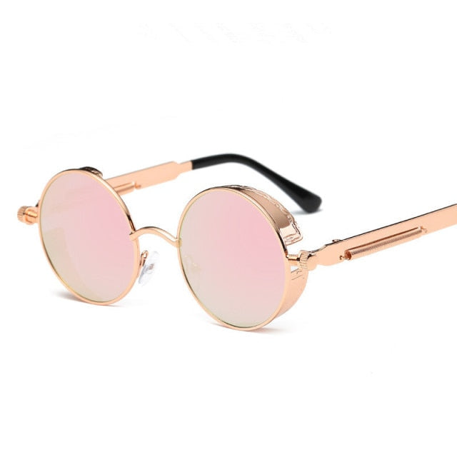 Creative Round Retro Round Metal Sunglasses