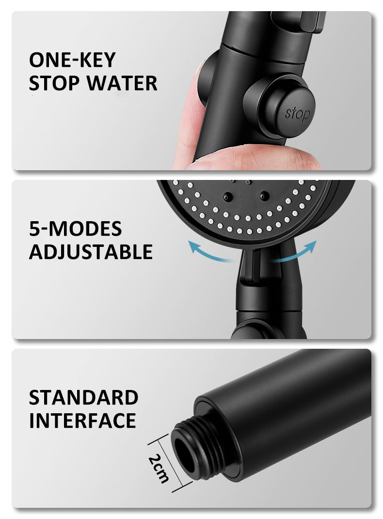 Adjustable Multi Mode High-Pressure Shower Head