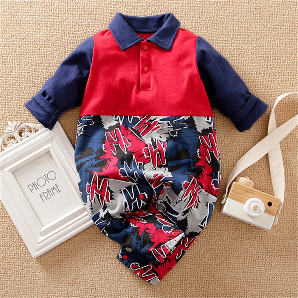 Newborn Baby Gentleman Jumpsuit