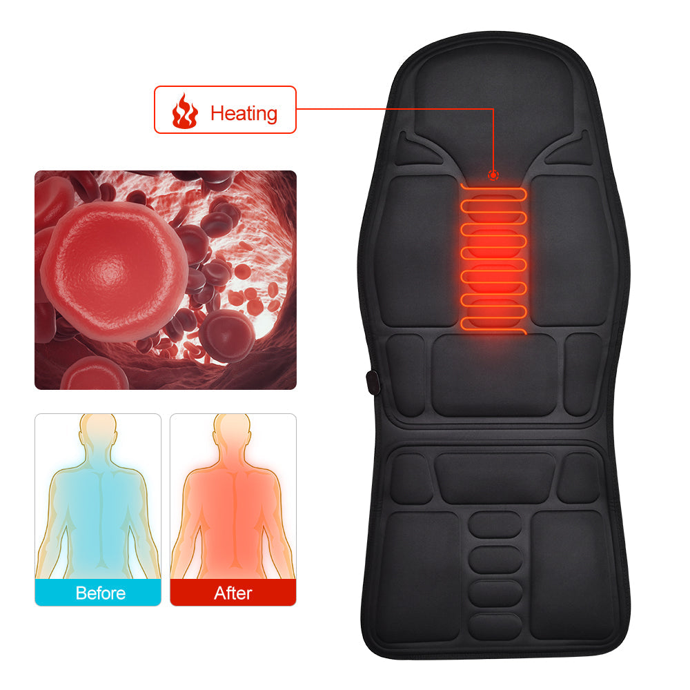 Electric Heated Car Massage Seat Cushion