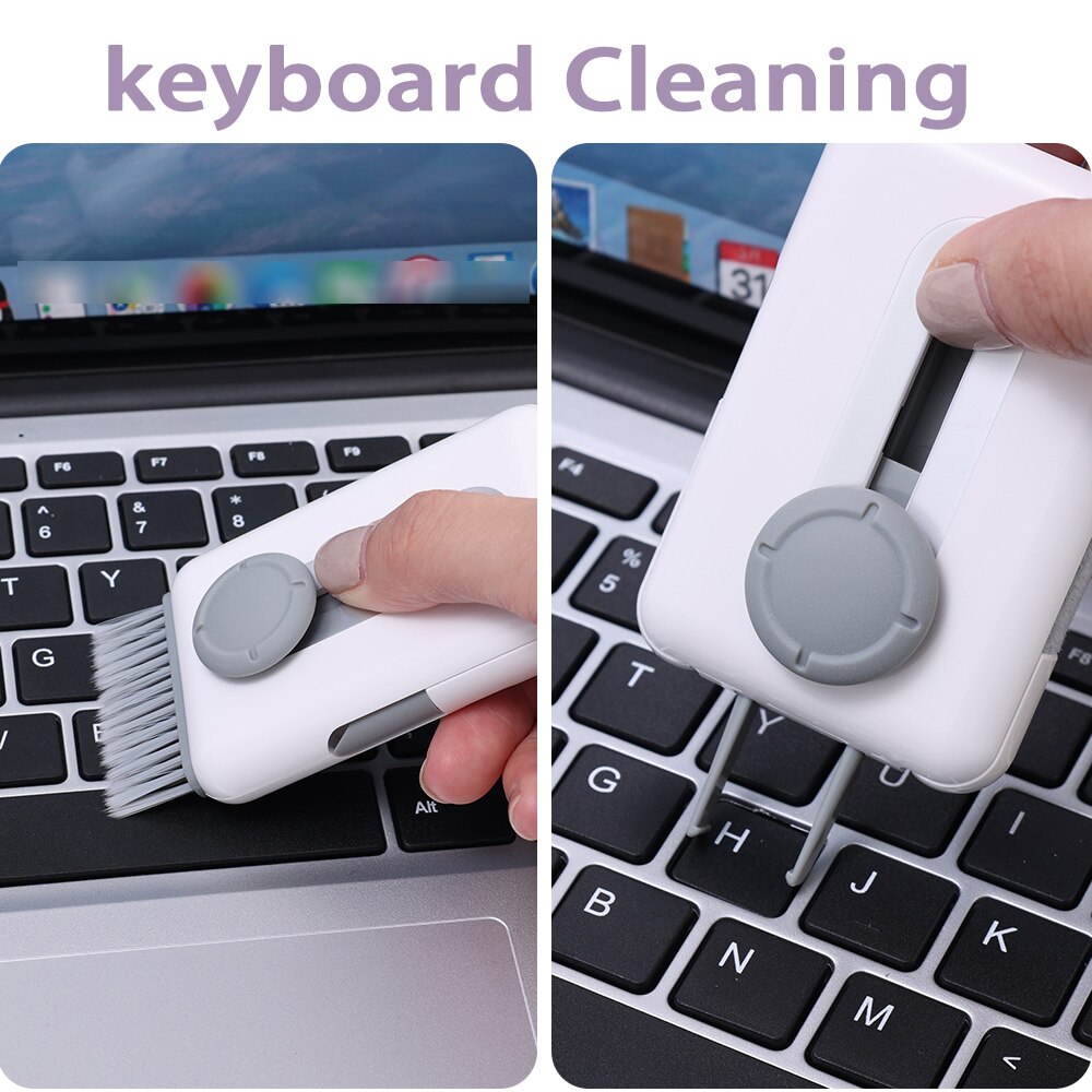 6in1 Ultimate Retractable Earphone Keyboard Cleaning Brush