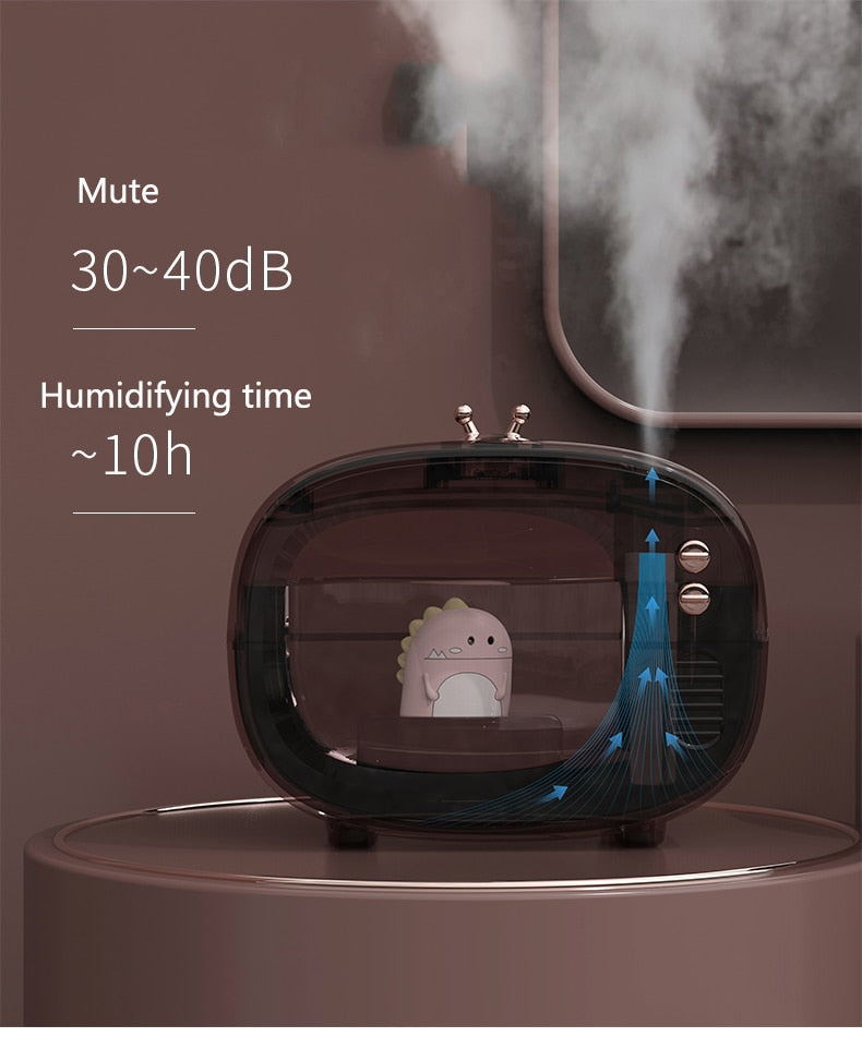 Portable Mini TV USB Humidifier Lamp