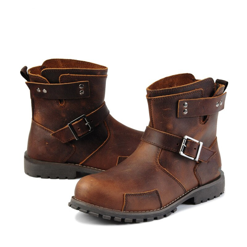 New England Leather Men Winter Boots