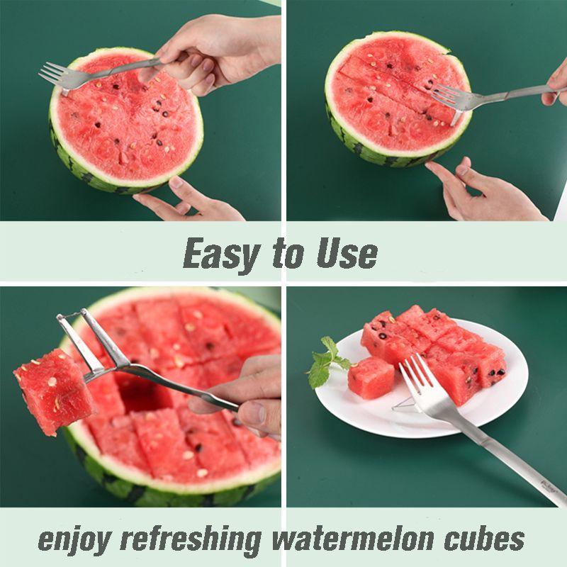 Easy Watermelon Slicer Fork