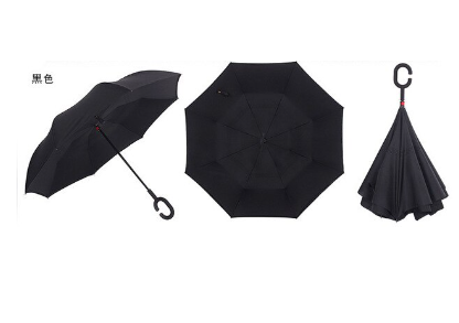 Rain Defense Folding Inverted Umbrella