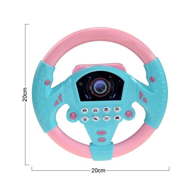 Electric Educational Car Simulation Steering Wheel Toy