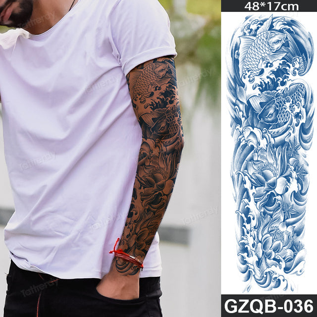 Long Lasting Full Arm Sleeve Tattoo Sticker