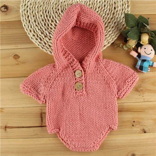 Newborn Baby Crochet Romper Knit Costume