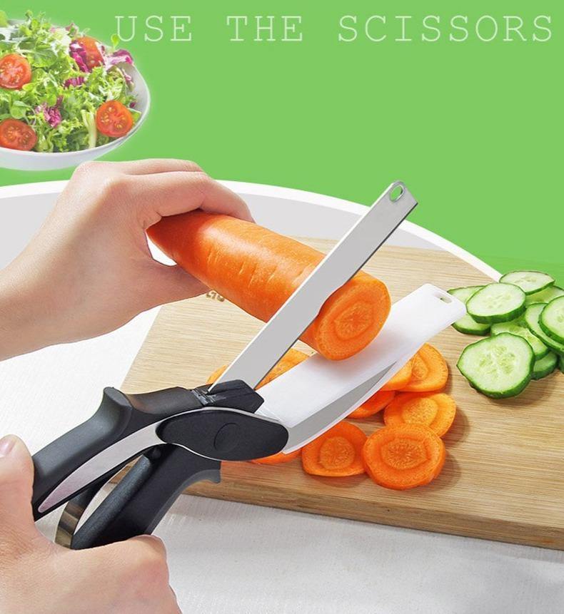 2in1 Multifunctional Simple Kitchen Scissor