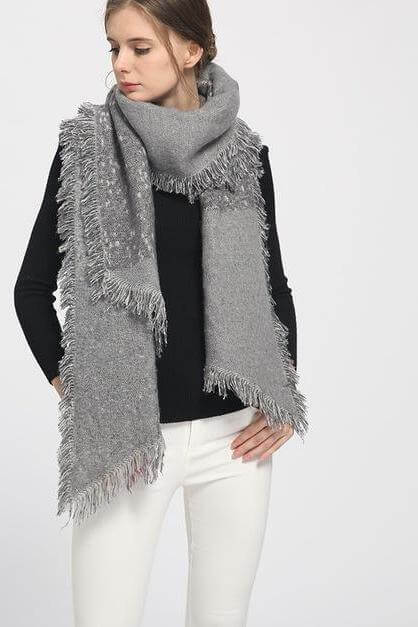 Luxury Women's Shawls Winter Warm Scarf