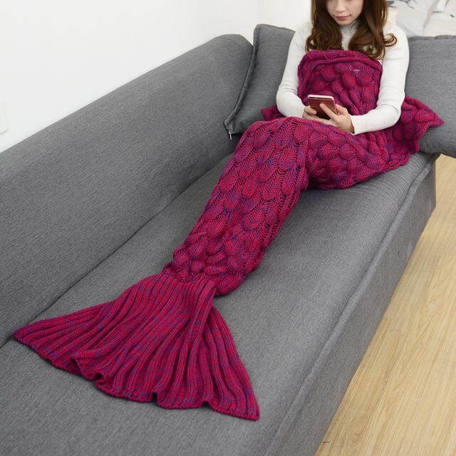 Handmade Mermaid Sleeping Blanket