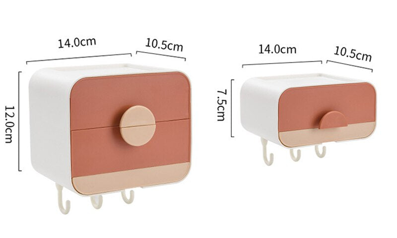 Drill-Free Wall Mounted Soap Box Container