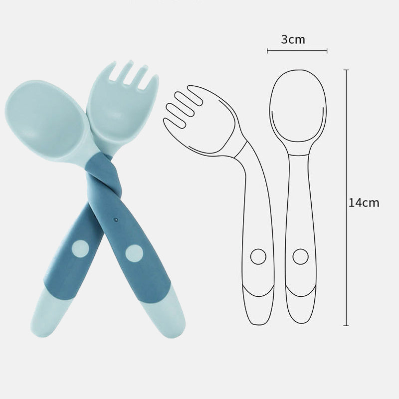 Bendable Baby Spoon Fork Set