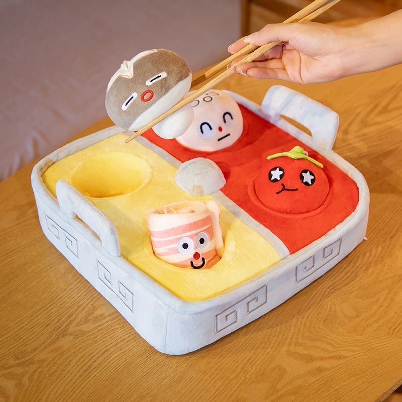 Novelty Hot Pot Shaped Plush Toy