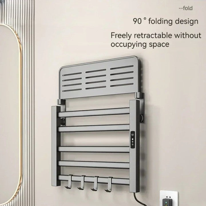 Intelligent Electric Heated Towel Drying Organizer Rack