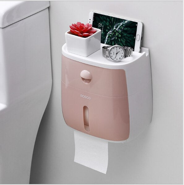 Waterproof Toilet Paper Holder Storage Box