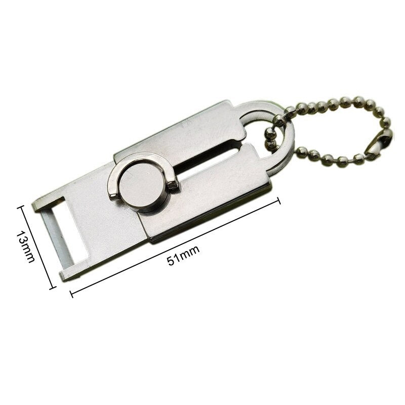 Stainless Steel Mini Vegetable Peeler Keychain