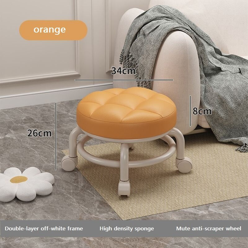 RollEase Mini Rolling Elegant Low Stool