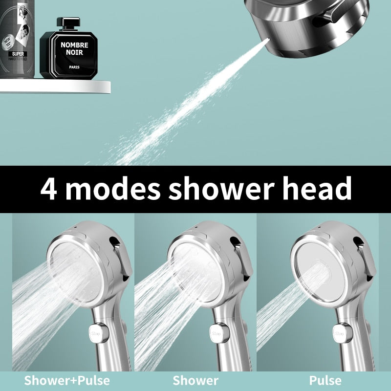 Temperature Display High Pressure Shower Head