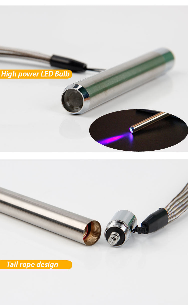 Stainless Steel Mini Pocket Torch Lamp