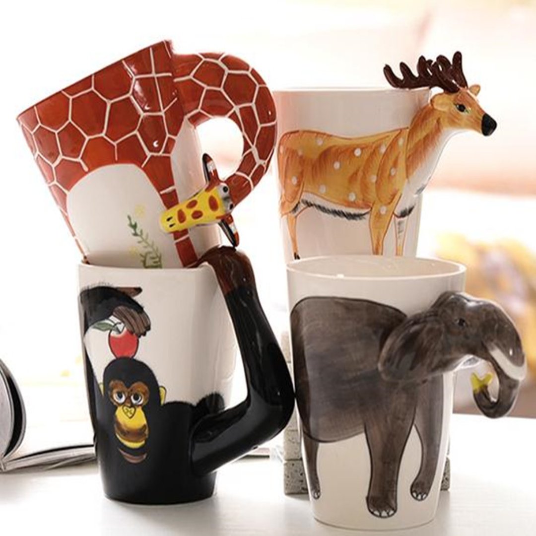 Jungle Brew Creative Ceramic Mugs