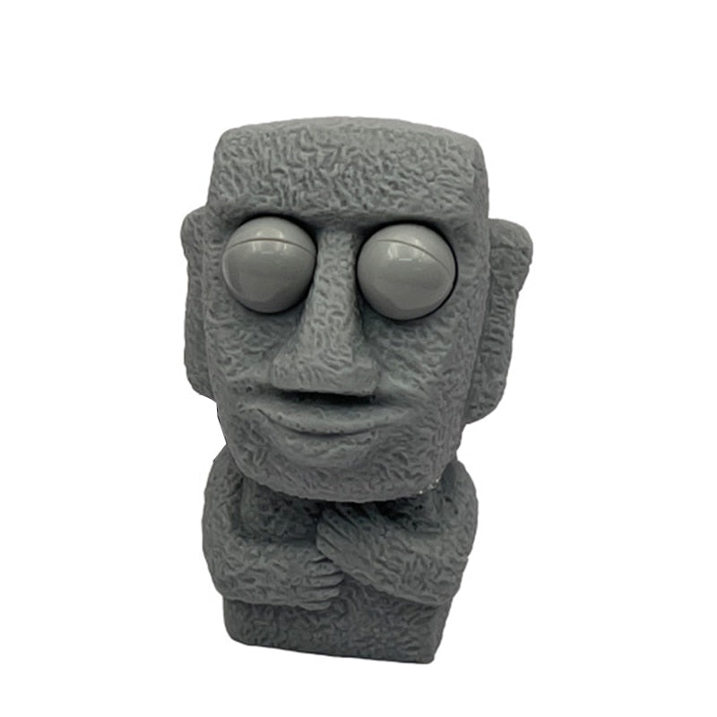 Eye-Popping Rock Man Fidget Toy