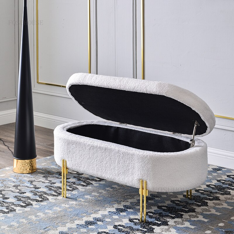 Luxury Storage Organizer Ottoman