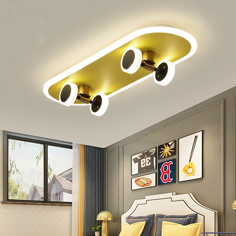 Creative Skateboard Nordic LED Ceiling Light