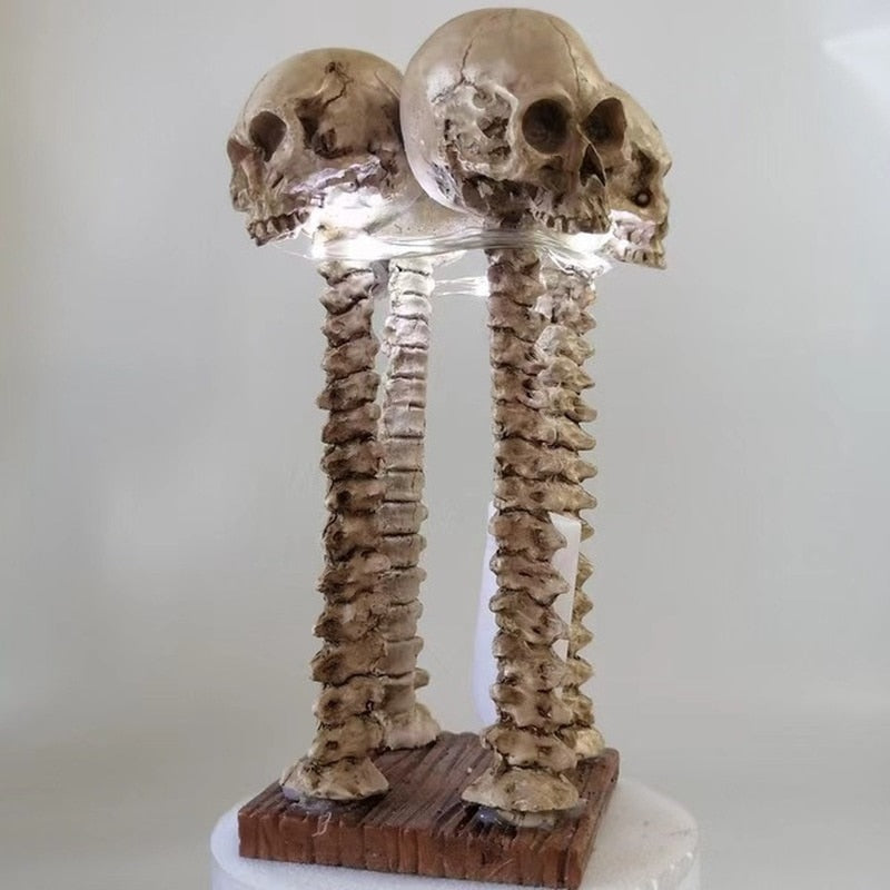 Skeleton Skull Table Lamp