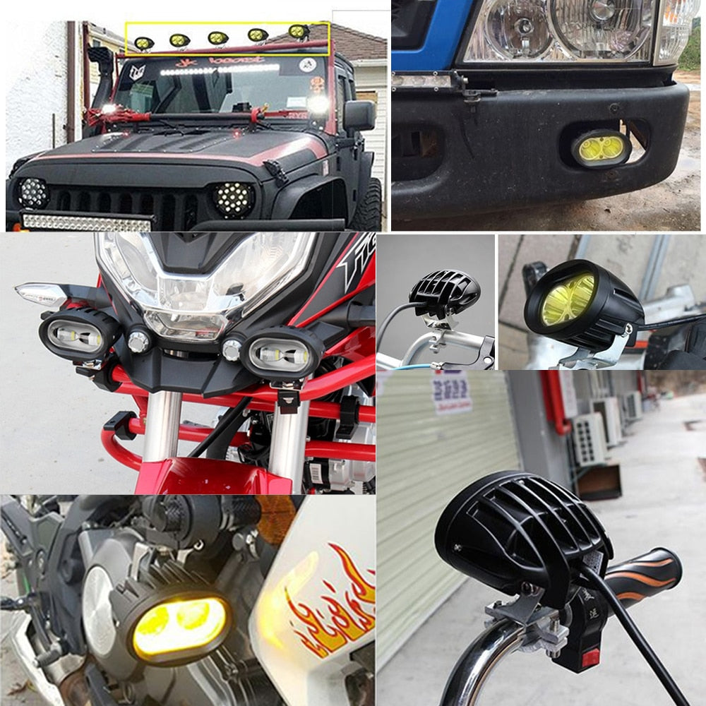 Glow Bright Heavy Duty LED Headlights