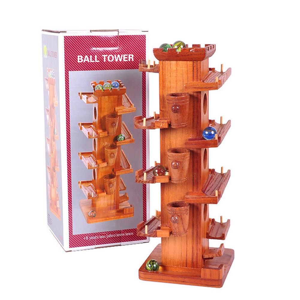 Marble Adventure Wooden Maze Ball Tower