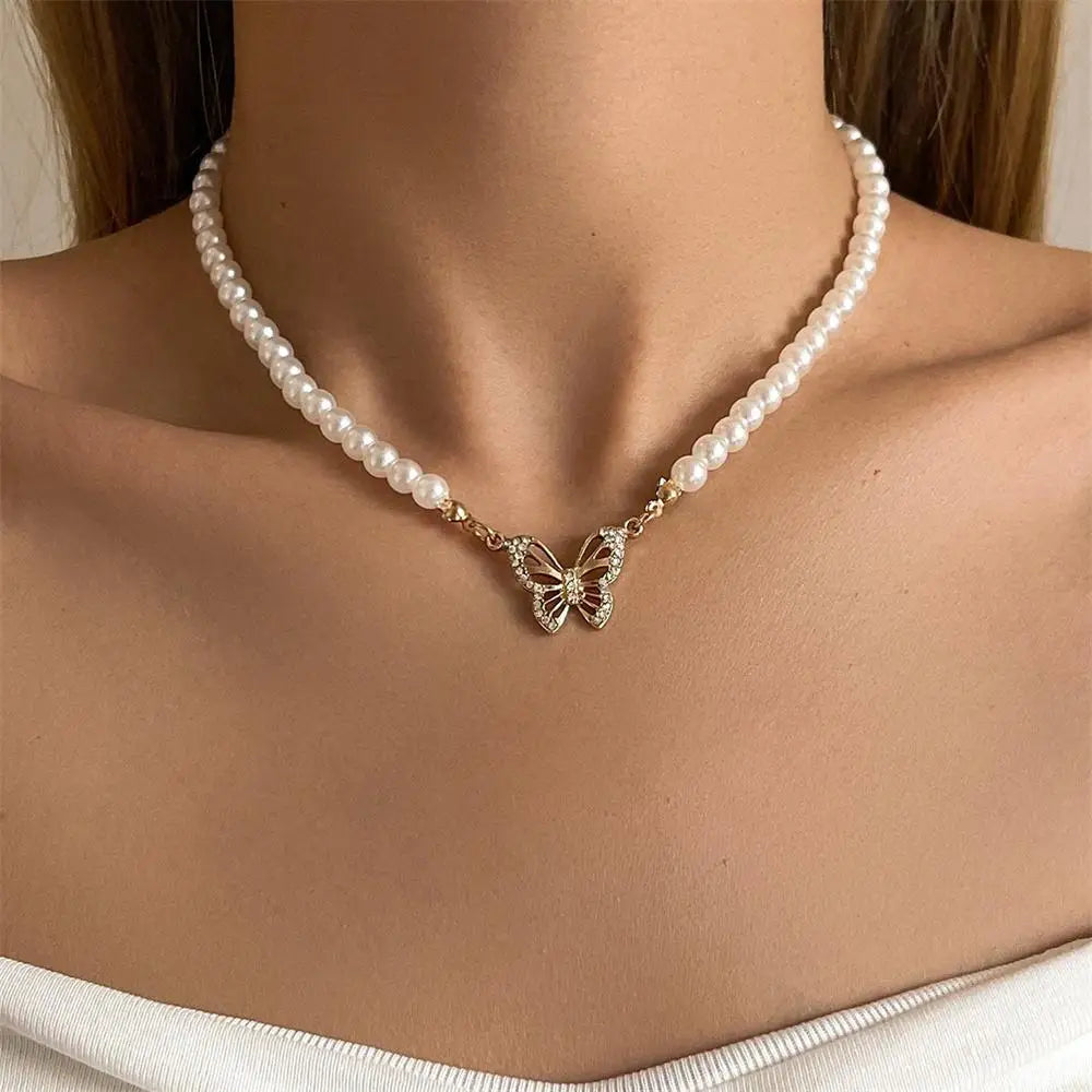 Treasure Pearl Delicate Zircon Necklace