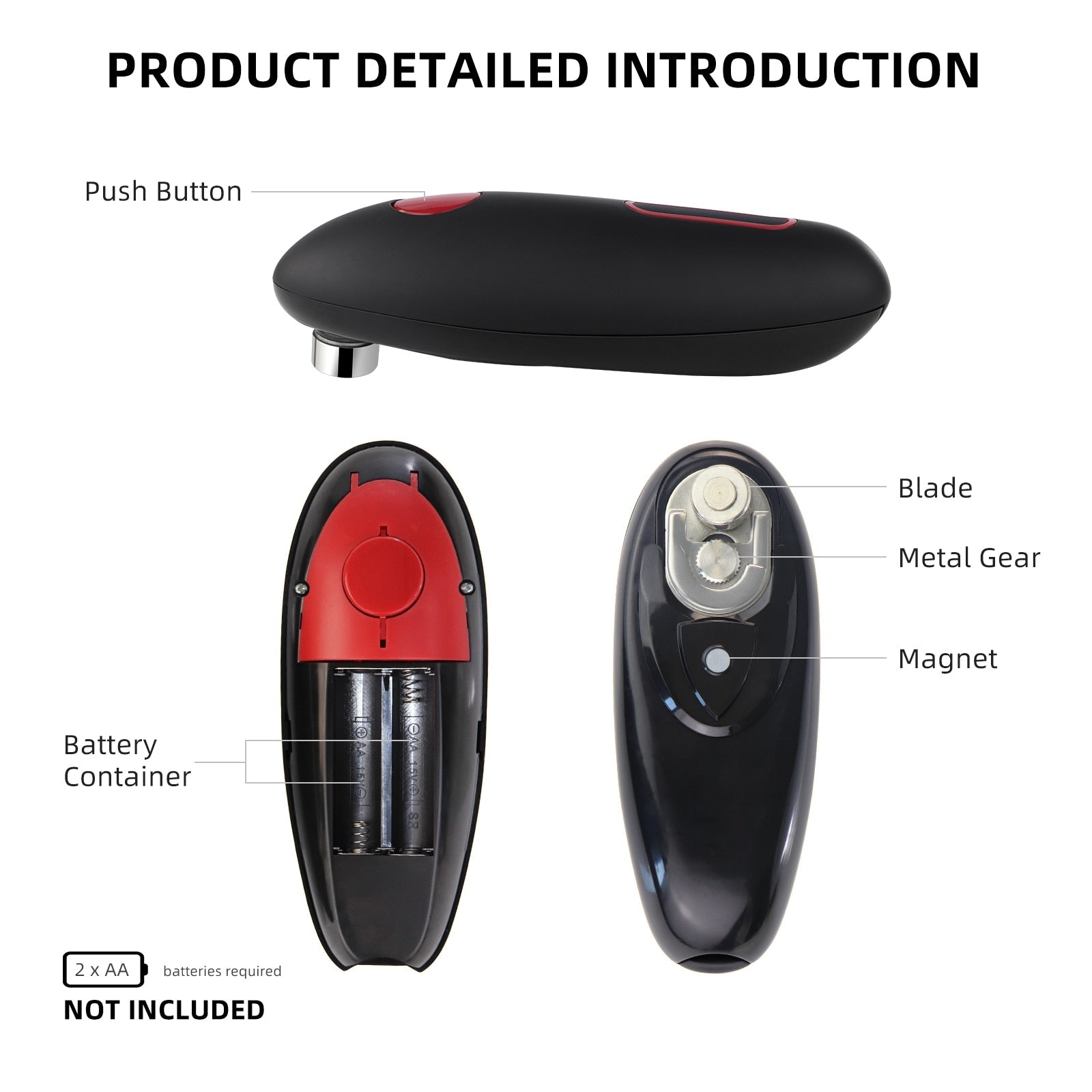 One Touch Automatic Can Opener