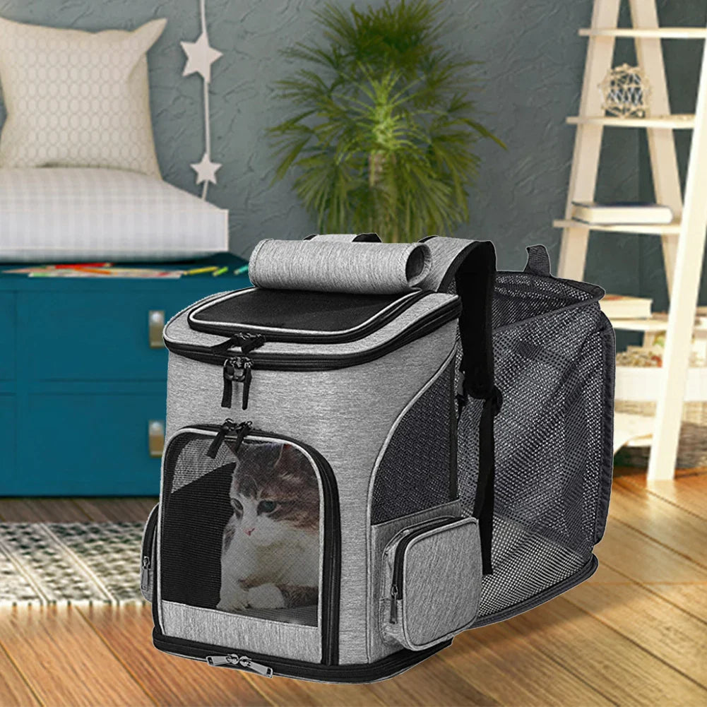 Pet Travel Breathable Expandable Backpack