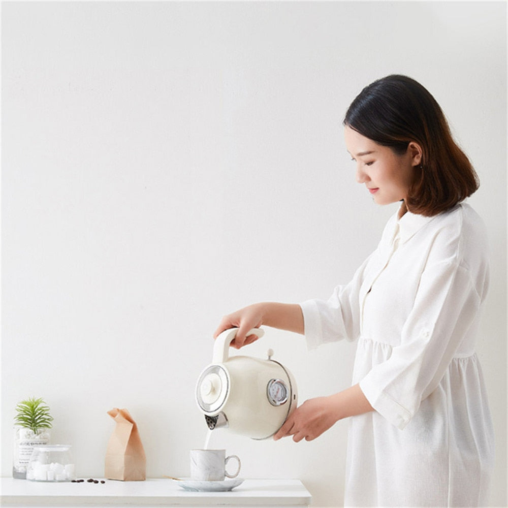 Retro Style Electric Temperature Control Kettle