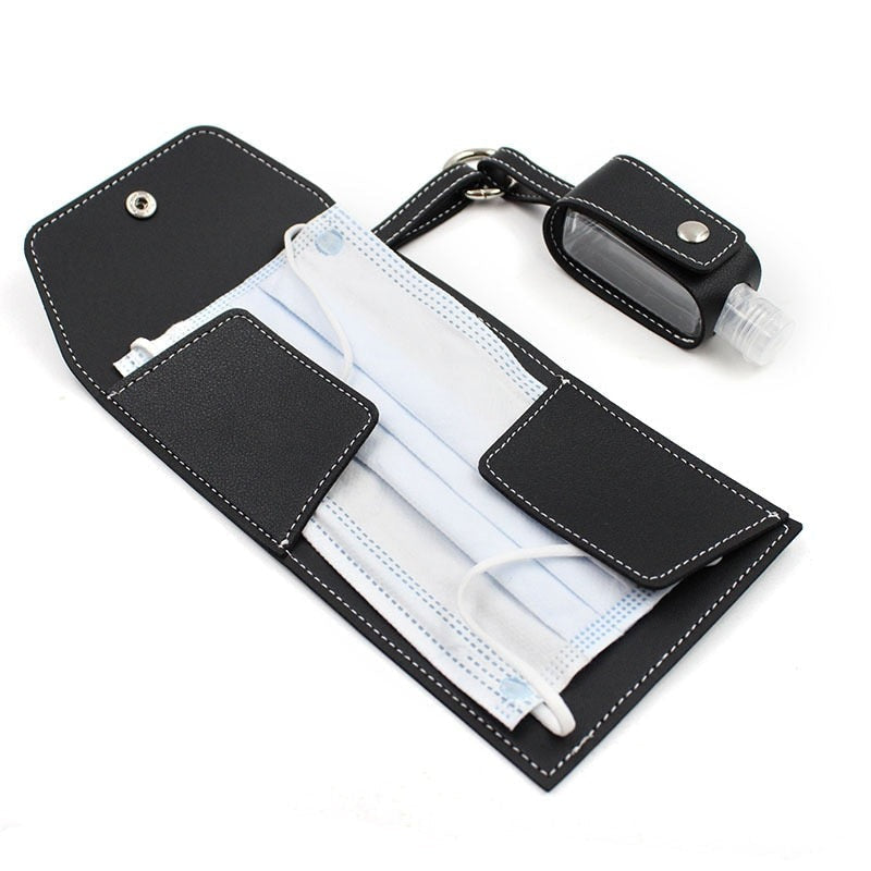 Mask Hand Sanitizer Combo Wallet