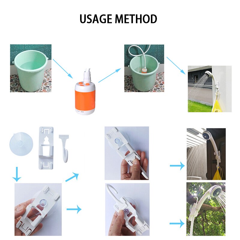 Portable Electric Outdoor Camping Shower Set