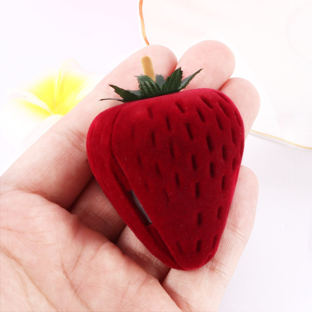 Strawberry Inspired Ring Storage Box